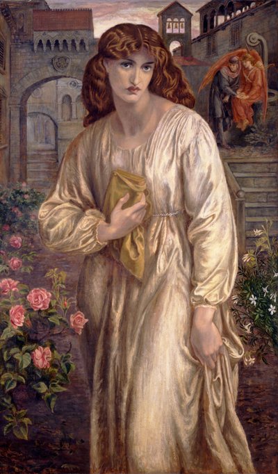 Salutation de Béatrice - Dante Gabriel Charles Rossetti